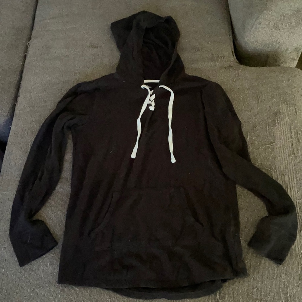 Black small hoodie